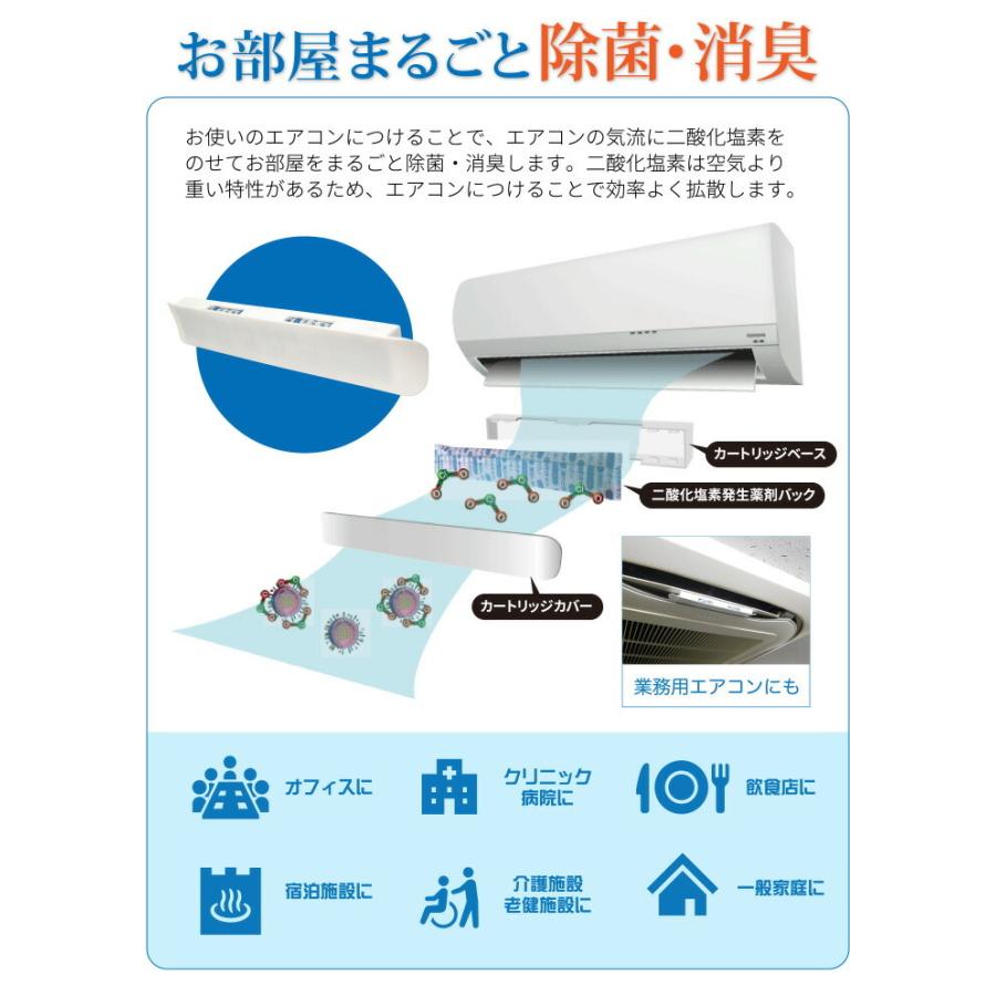 【送料無料】日本製 バリアクリア エアコン 除菌 消臭 殺菌 ウィルス 風邪  インフルエンザ　花粉　花粉症 空気清浄 クーラー 暖房 掃除　エアコン掃除 大掃除 |  | 04