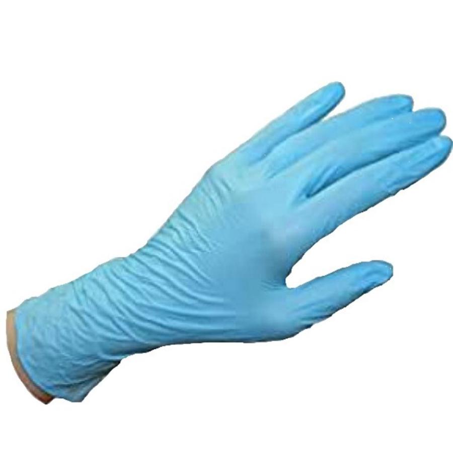 フジ　スーパーニトリルグローブ　M　ブルー　粉なし　100枚入　食品衛生企画合格品 |  | 02