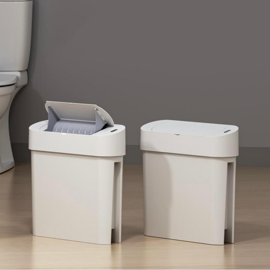 【リニューアル】【改良型】【送料無料】ノンタッチサニタリーボックス本体 トイレ　サニタリー　男性　ウイルス感染予防　自動開閉・中身の見えない |  | 03