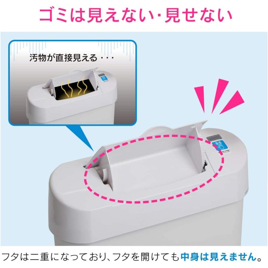 ＜トイレを美しく清潔にする＞　ウイルス感染予防　自動開閉・中身の見えない　ノンタッチサニタリーＢＯＸ　本体　前立腺がん　尿漏れパット　男性　ペット |  | 04