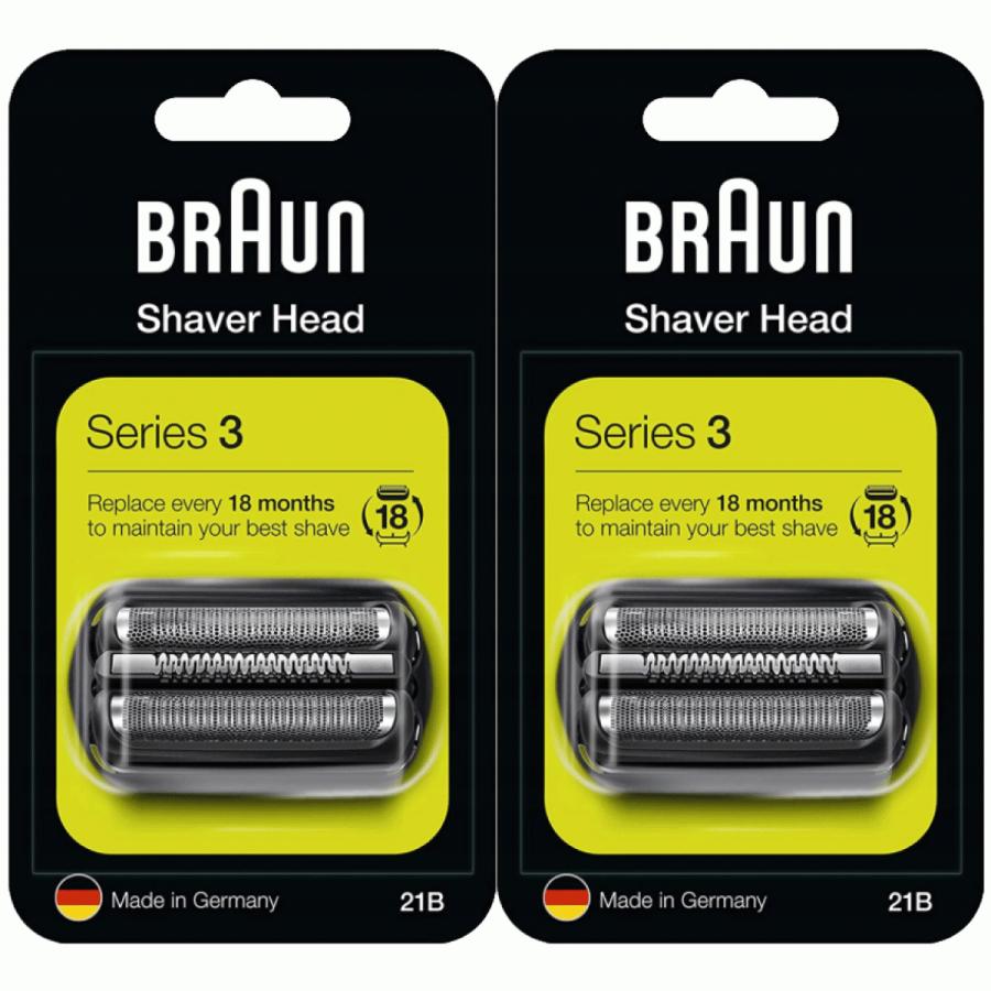 BRAUN（ブラウン） 替刃 21B 2個セット送料無料 即日出荷 保証付 網刃