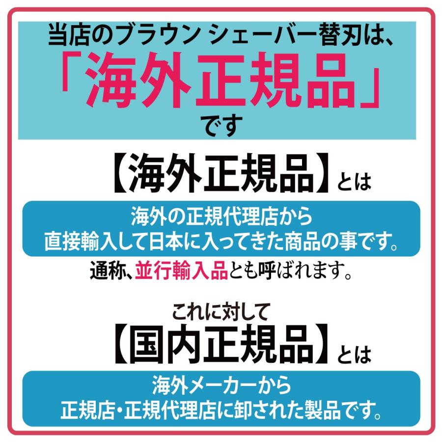 ブラウン 替刃 31B 2個セット(送料無料 即日出荷 保証付)シリーズ3 網刃・内刃セット コンビパック シェーバー (F/C31B) ブラック BRAUN｜d-n｜06