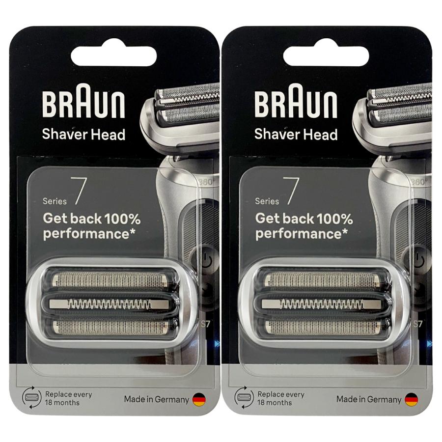 Braun シリーズ7 替え刃 2個パック F/C 74S BRAUN Series 7 ブラウン シリーズ7 替刃 74S 海外正規品 2個セット 70