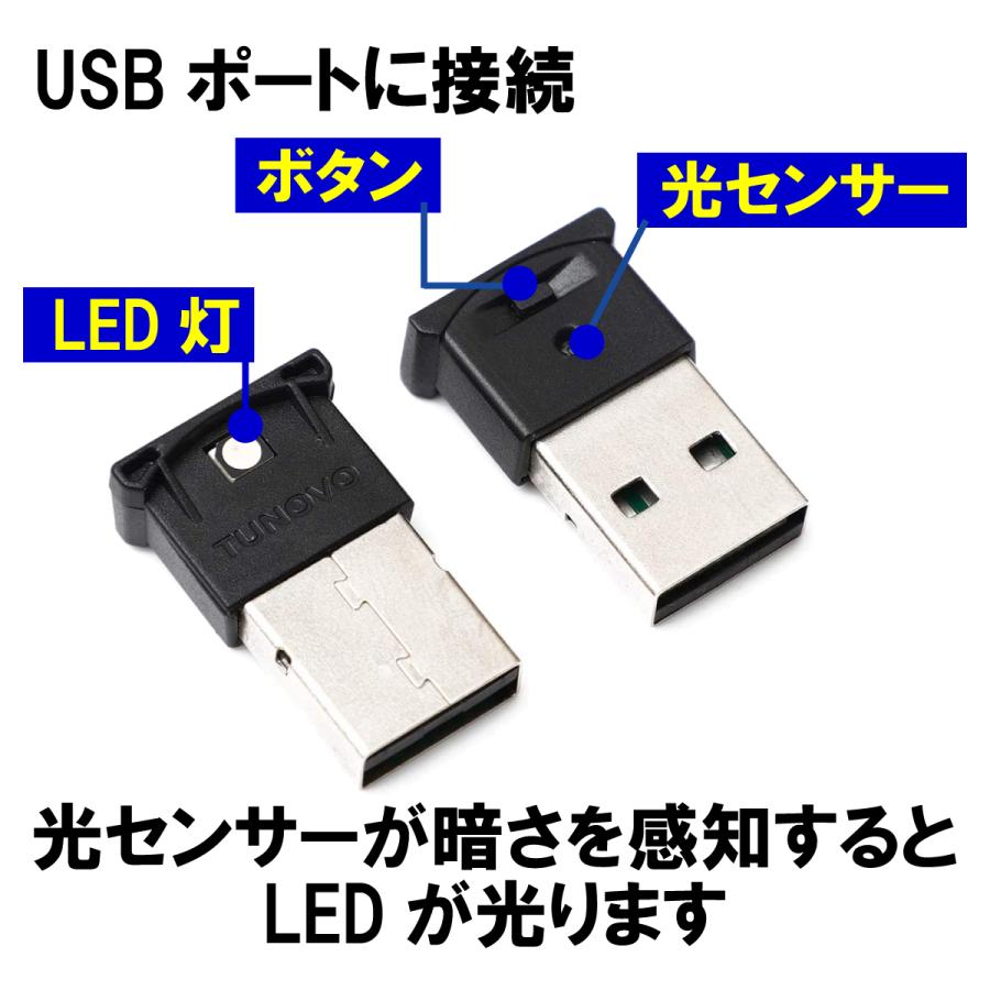 車内イルミネーション Led 8色 ローテーション 光センサー Rgbイルミ コンソール フットライト Usbポート 車用 Cledmini パープルヘイズ 通販 Yahoo ショッピング
