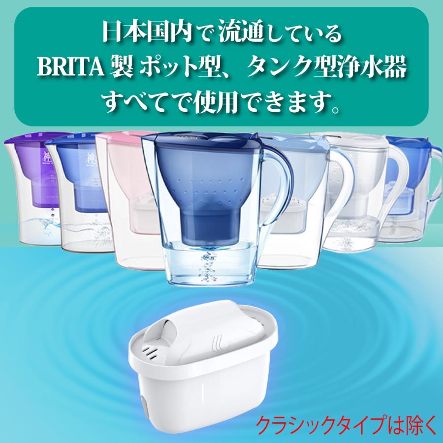 浄水ポットカートリッジ 互換品 6個セット ブリタ マクストラ 対応 　BRITA MAXTRA 日本仕様  浄水ポット用 タンク型浄水器用 互換用フィルター｜d-n｜12