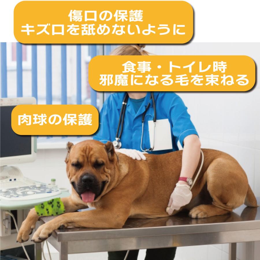 最大49%OFFクーポン ペット用 包帯 保護 ケガ 防止 治療 伸縮性 犬 ねこ カラフル