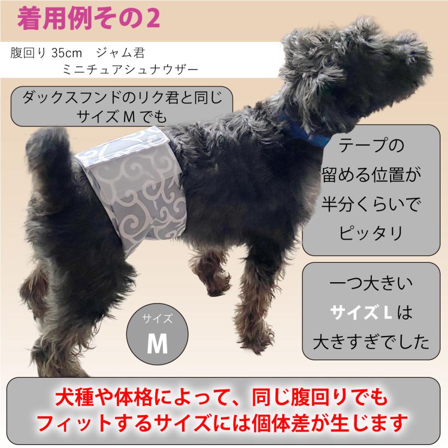 マナーベルト サイズL 犬 オス メッシュ裏地 吸収層付き マナーバンド