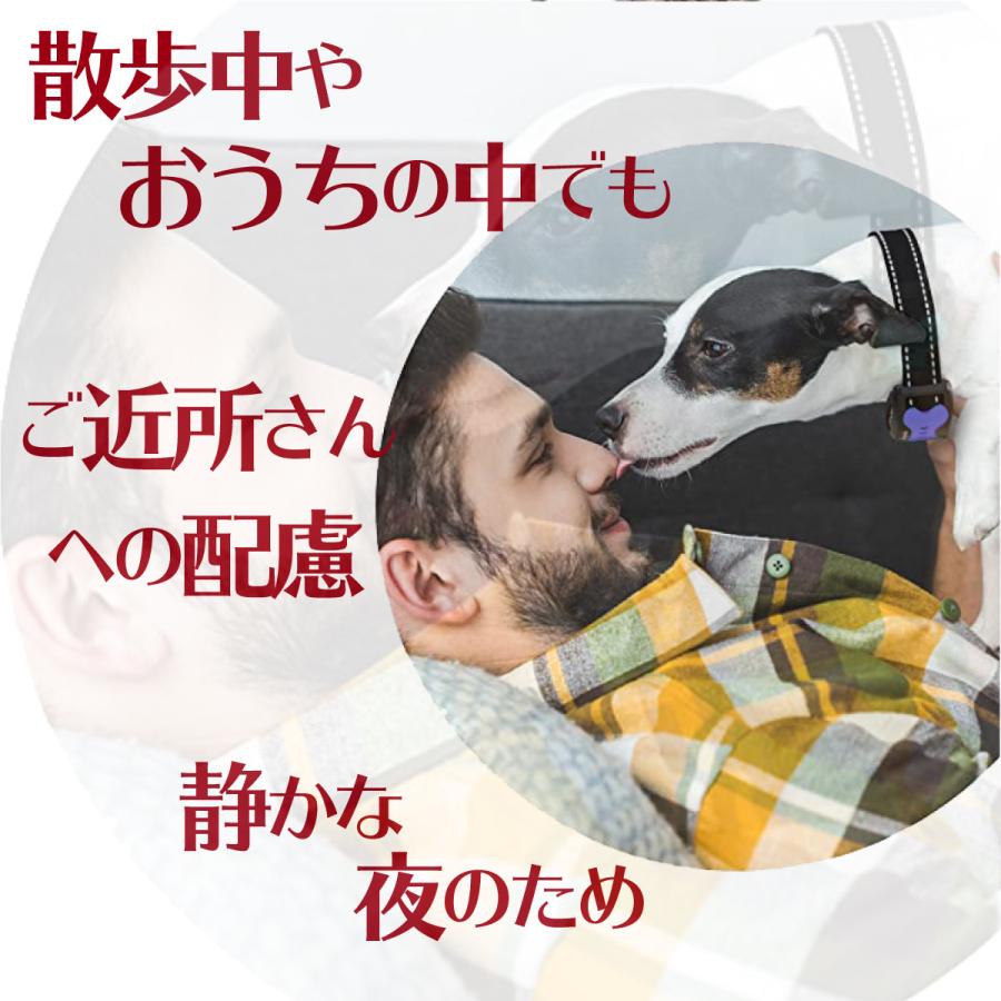 無駄吠え防止グッズ バークコントローラー 犬 しつけ 首輪 充電式 振動 ビープ音 7段階 小型犬 中型犬 大型犬 躾 犬鳴き声対策 自動訓練｜d-n｜12