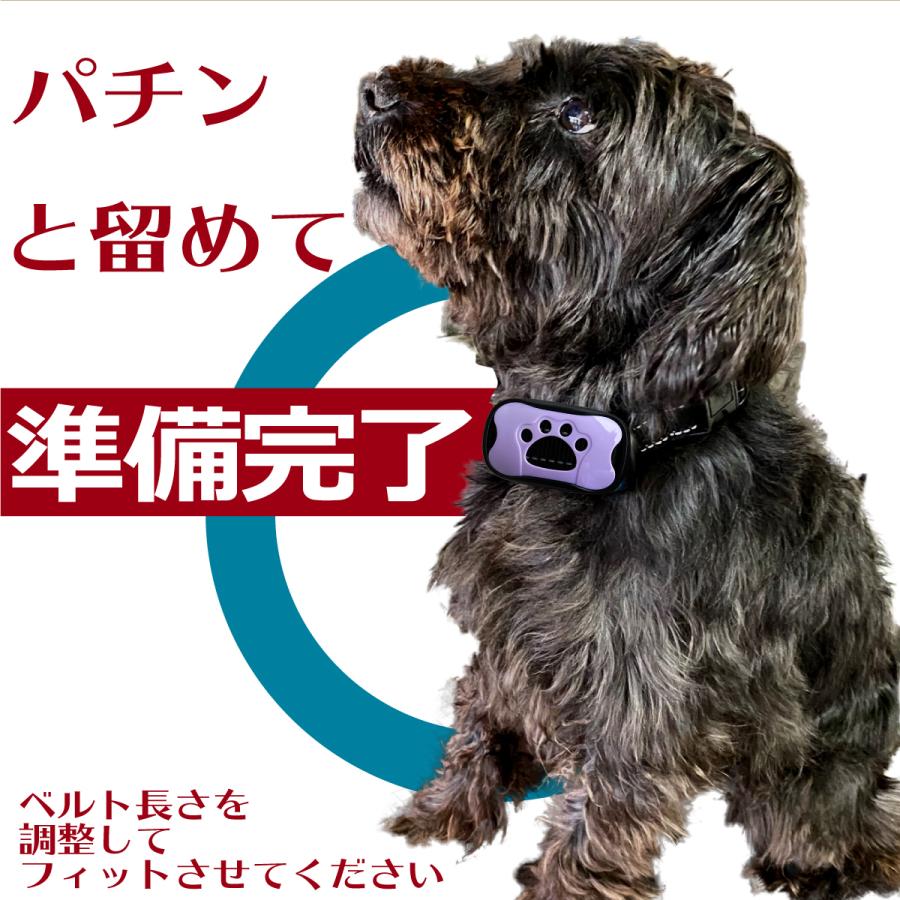 無駄吠え防止グッズ バークコントローラー 犬 しつけ 首輪 充電式 振動 ビープ音 7段階 小型犬 中型犬 大型犬 躾 犬鳴き声対策 自動訓練｜d-n｜04