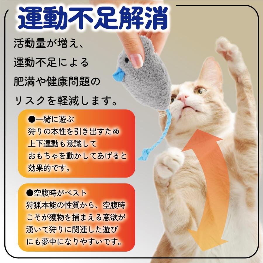 猫 おもちゃ ねずみ 歯磨き 10点 キャットトイ 猫用玩具 デンタルトイ