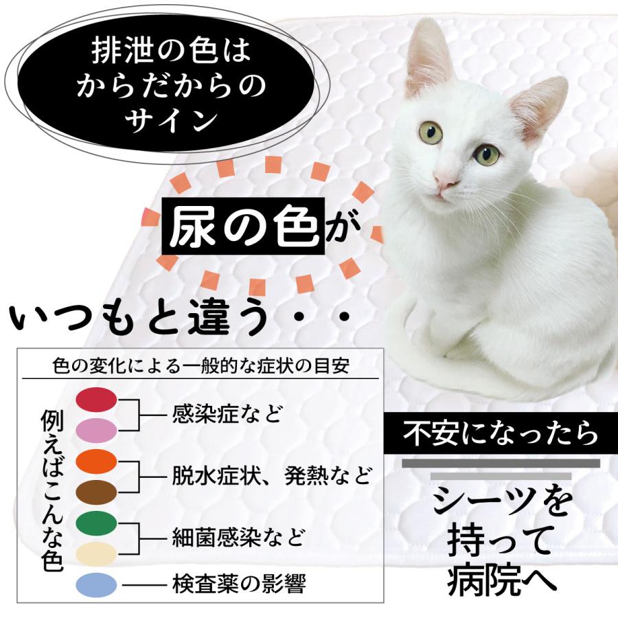 ペットシーツ 洗える 2枚セット ペットマット おしっこマット 猫犬 おしっこパッド トイレシート 防水 滑り止め 漏れ防止 速乾  サイズL 100×70cm｜d-n｜09