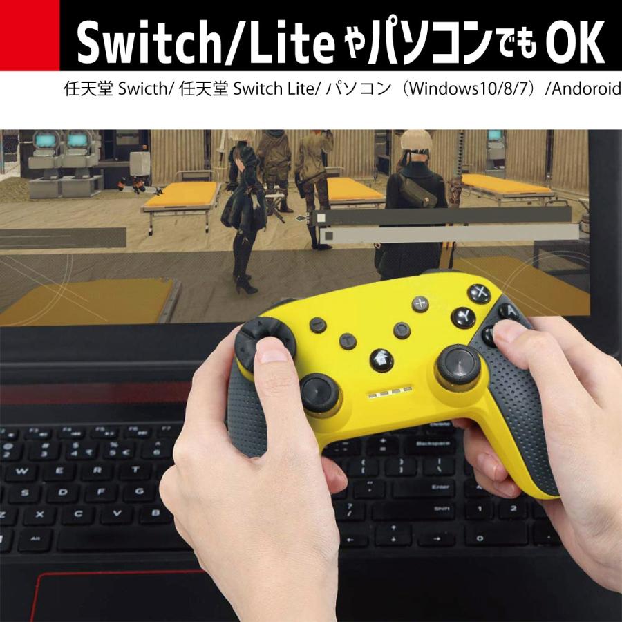 Switch コントローラー 互換品 ワイヤレス プロコン Amiibo対応 Switch Lite Pc Andoroid Nintendo Switch Pro ジャイロセンサー Nfc機能 連射機能 振動機能 Switch Proctrl パープルヘイズ 通販 Yahoo ショッピング