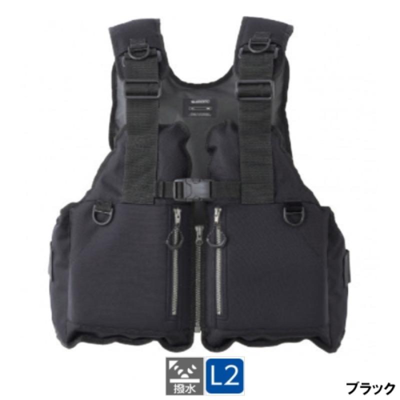 【新品未使用】シマノ フローティングベスト ロックショアベスト VF-029U シマノ（SHIMANO） 在庫あり ロックショアベスト フリー ブラック [VF