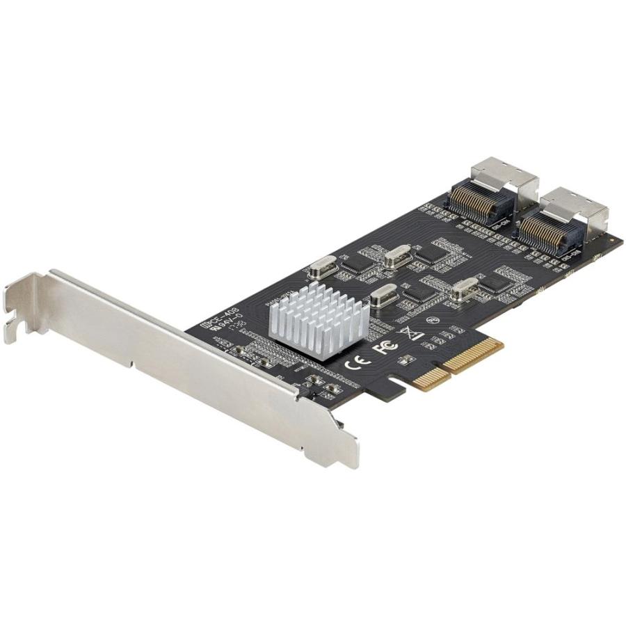 SATA 8ポート増設 PCI Expressインターフェースカード PCI-SATA変換 4x ホストコントローラ SATA PCIe 拡張カード PCI-e x4 Gen 2-SATA