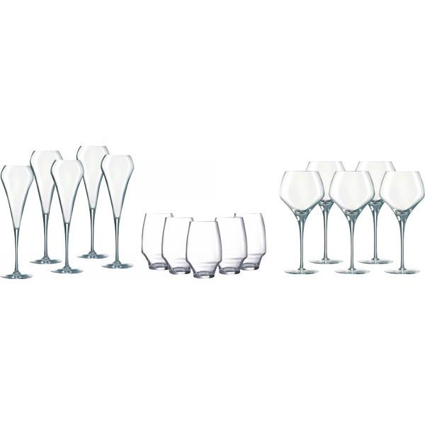 シェフ&ソムリエ オープンナップ 5人用ディナーセット CS026