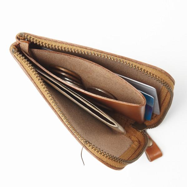 ギフテック m.i.u.o.j ヌメ革 長財布 キャメル OJ-3021