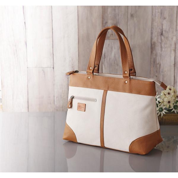 HaL 倉敷産帆布×姫路レザー ベーシックトート HAL88250-BE 