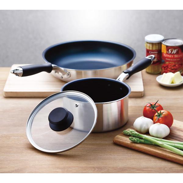 ダイヤモンドコート軽量フライパン(28cm)&片手鍋(18cm)セット DCL-2B
