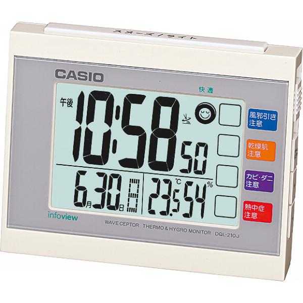 CASIO（カシオ） 生活環境お知らせ電波時計 DQL-210J-7JF