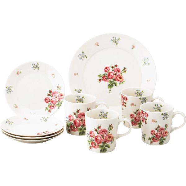 新品 未使用 LAURA ASHLEY バンチェッド 薔薇 9ピース セット ローラ アシュレイ バンチェッド ロージズ 9ピースセット LA40‐118
