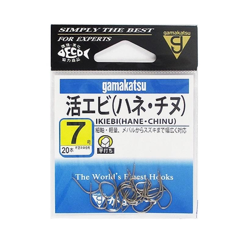 がまかつ 活エビ ハネ チヌ 7号 茶 海用バラ針 憧れ