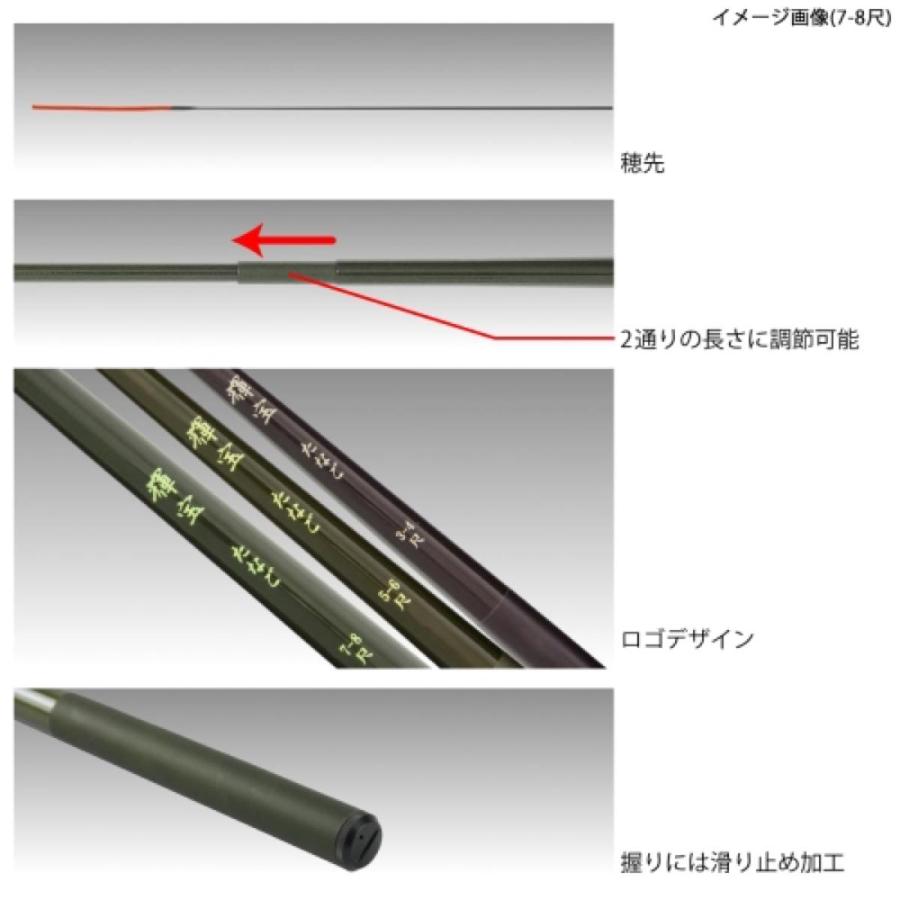 タカミヤ(TAKAMIYA) 輝宝(きほう) たなご 3-4尺[湖沼竿]｜d-park｜02