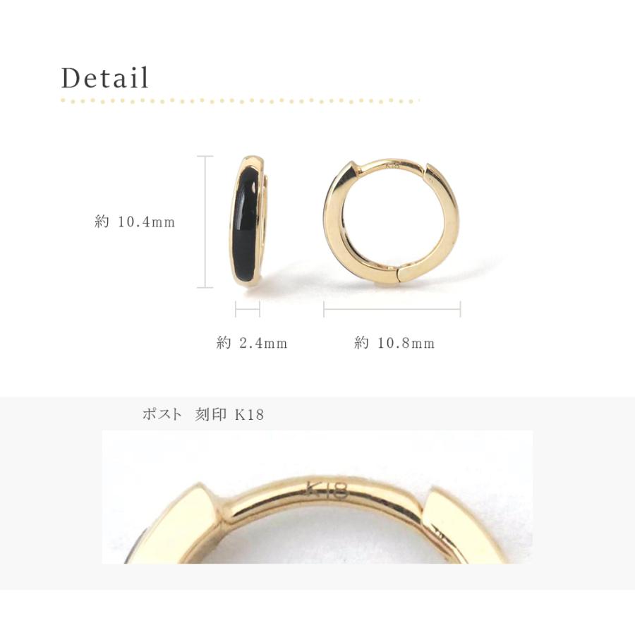(C081808)750 K18 フープピアス アクセサリー 18金 レディース K18 ワイド ゲッコー ピアス gekko レディース フープピアス 地
