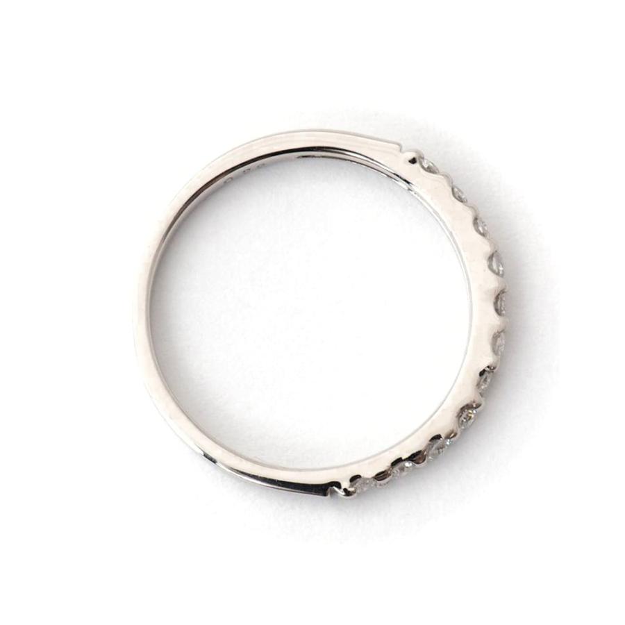 リング ダイヤモンド プラチナ PT 0.22ct ハーフエタニティ