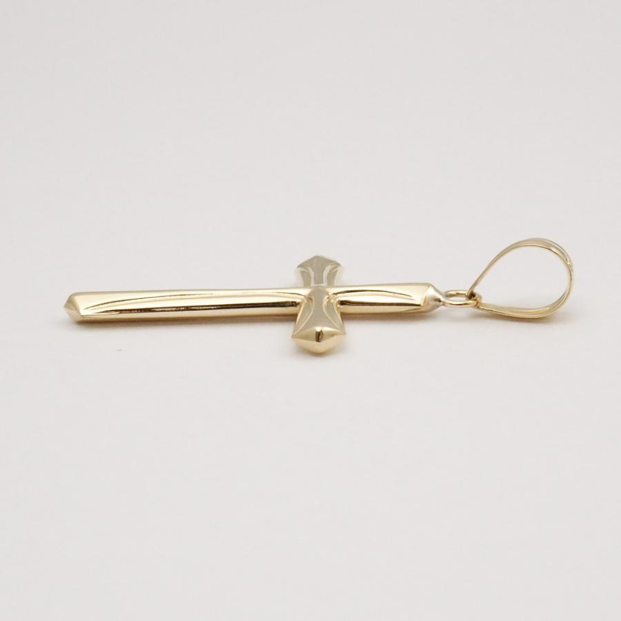 18金 クロスペンダント ペンダントトップ k18 ネックレス 18k 十字架