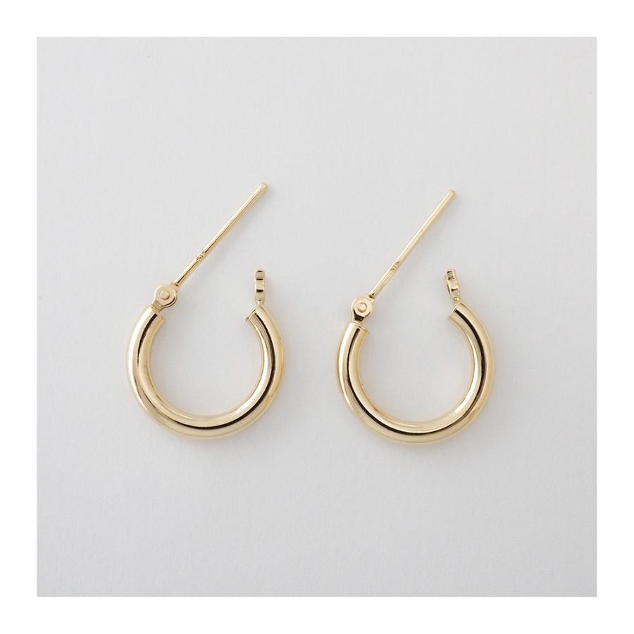 K18 18金 18k フープピアス イエローゴールド713ペア♡②