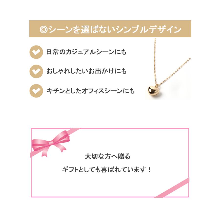 18金 ネックレス ハート k18 18k ゴールド 中空 アズキチェーン 18金 ネックレス ハート k18 18k ゴールド 中空 アズキチェーン