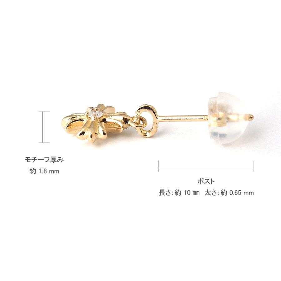 クロス ピアス 18金 片耳ピアス 18k k18 ダイヤモンド 十字架 クロス ピアス 18金 片耳ピアス 18k k18 ダイヤモンド 十字架