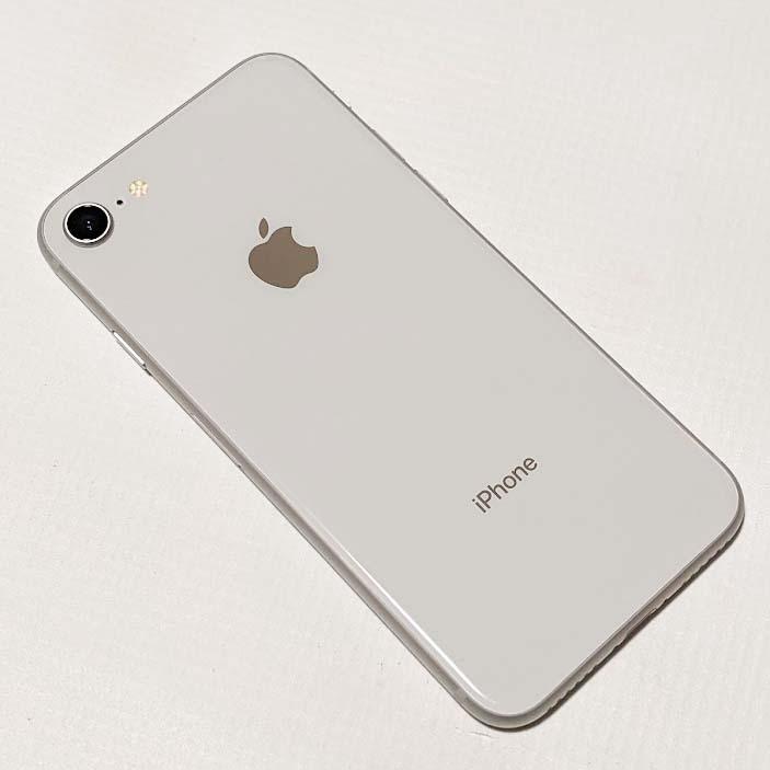 iPhone8 64GB シルバー A1906 国内版SIMフリー ガラスフィルム特典 8 ...