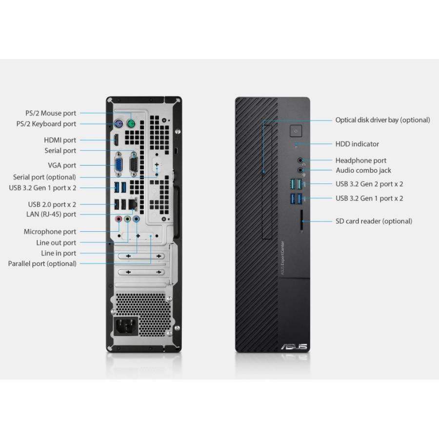 ASUS ExpertCenter D5 SFF D500SC-I5BLK i5 SSD512GB DVD ASUS ExpertCenter D5 SFF D500SC-I5BLK i5 SSD512GB DVD