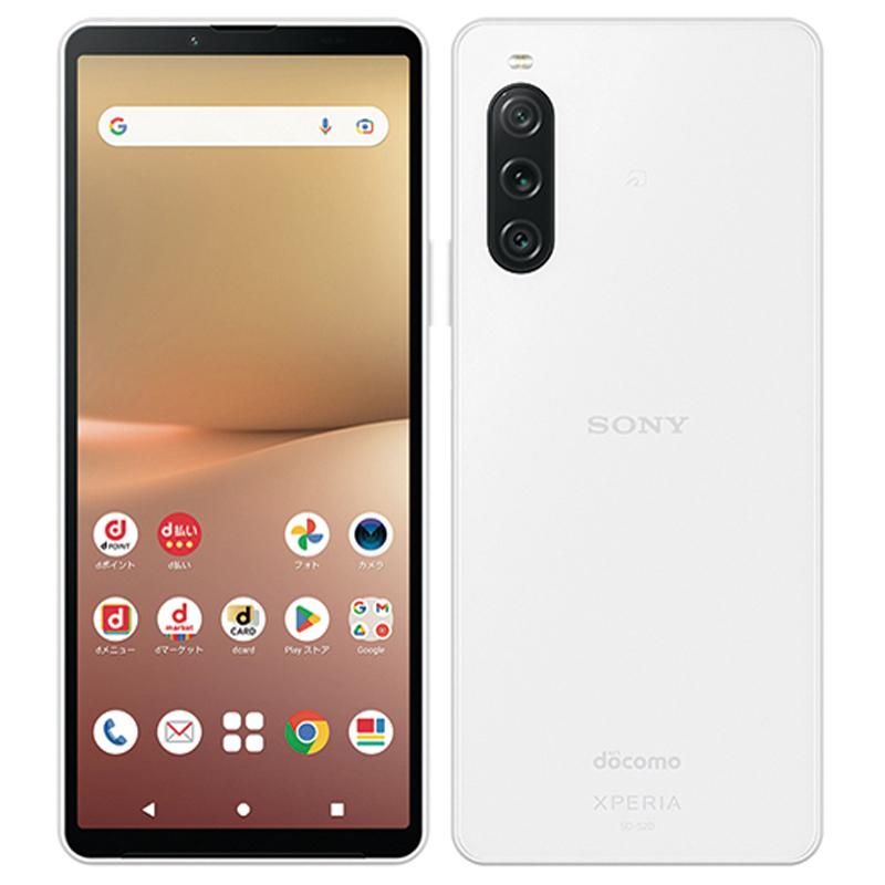 [K64] Xperia 10 V docomo版 SIMフリー 新品同様 Xperia 10 V 5G SO-52D 21:9マルチウィンドウ 大容量
