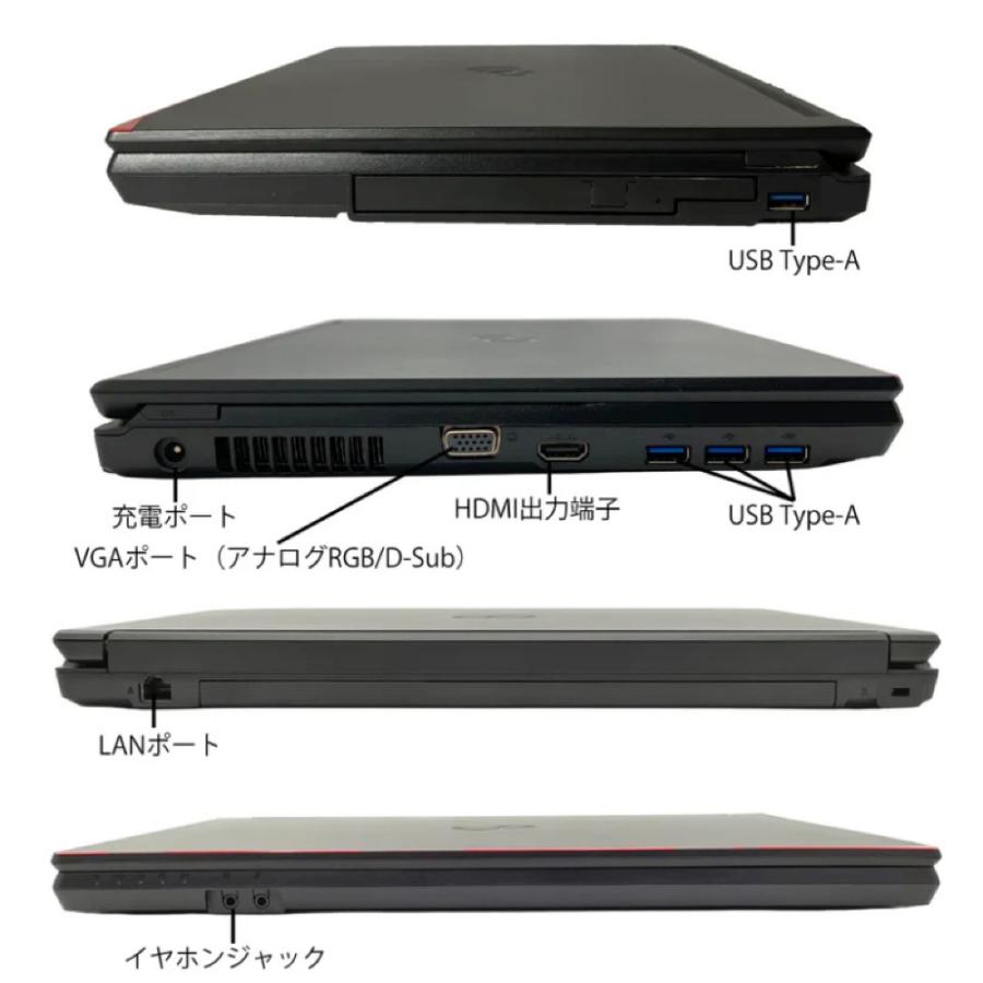 富士通 LIFEBOOK A5510 Core i5 10210U/メモリ16GB/新品SSD 500GB/15.6型/Windows 11 Pro   fmvrpc-a5510の画像
