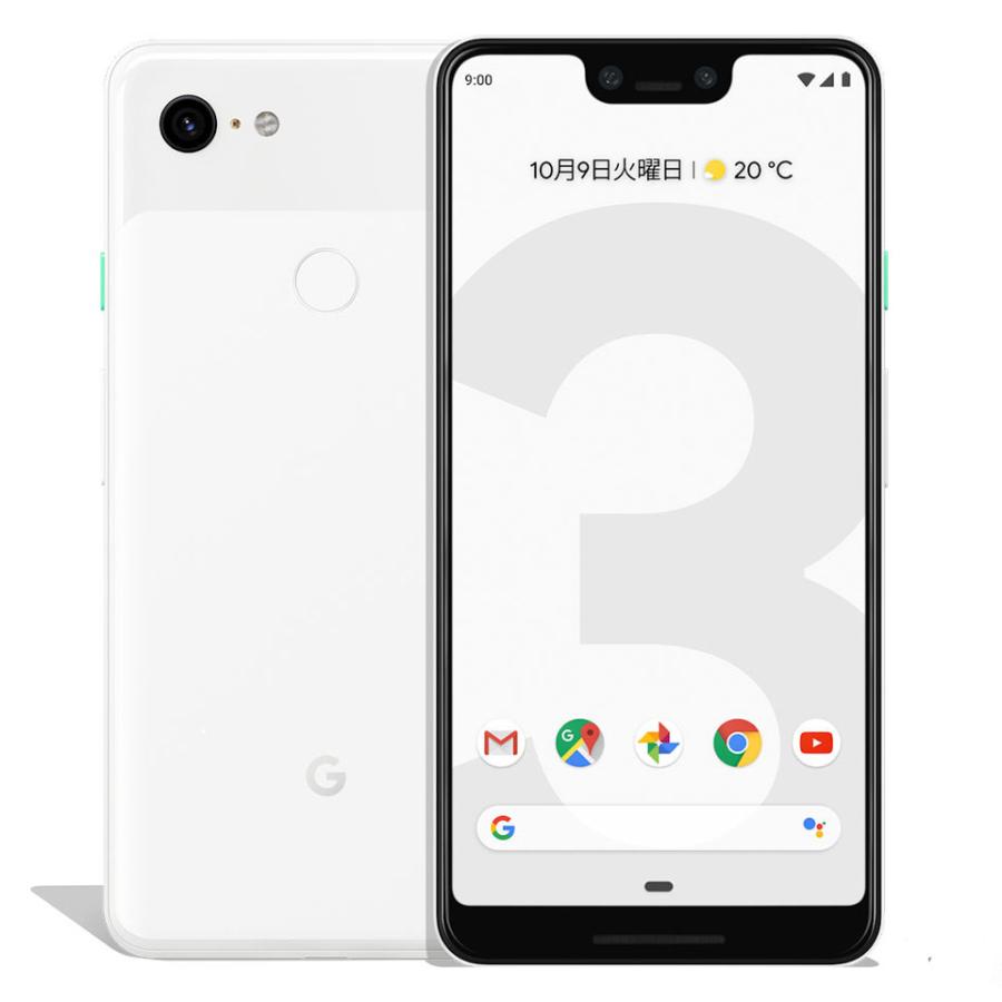 未使用品 完品 Google Pixel 3 XL 128GB 6.3型大画面 かんたん操作 大