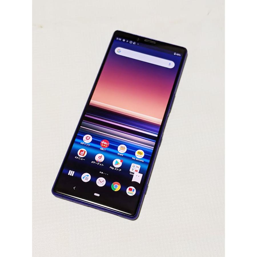 Xperia 1 SO-03L 4K HDR 有機EL 6.5インチ シネマワイド フルセグ 