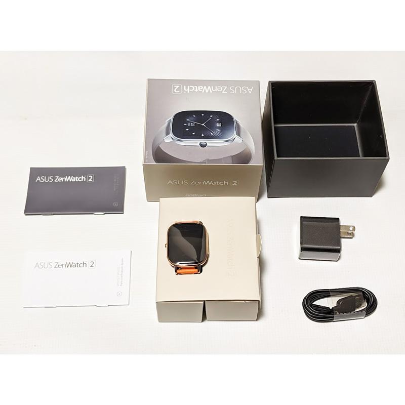 新古品 ZenWatch2 ウェアラブル端末 スマートウォッチ WI502Q-OR04