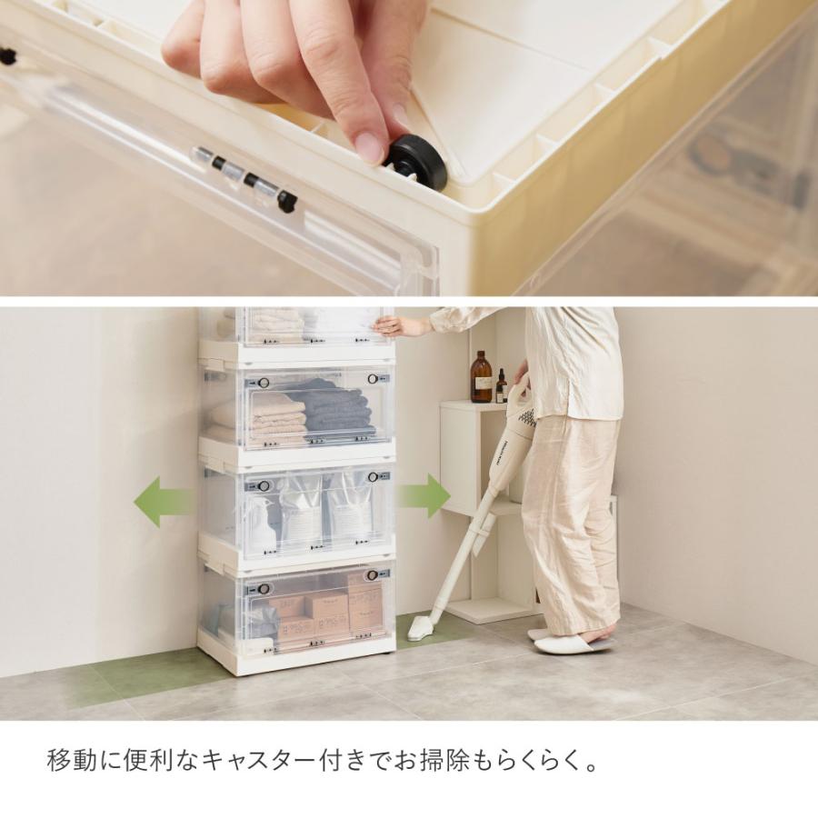 メーカー直送 240653164 萩原 収納ボックス 4個セット PS100 XXLサイズ(96L) クリア
