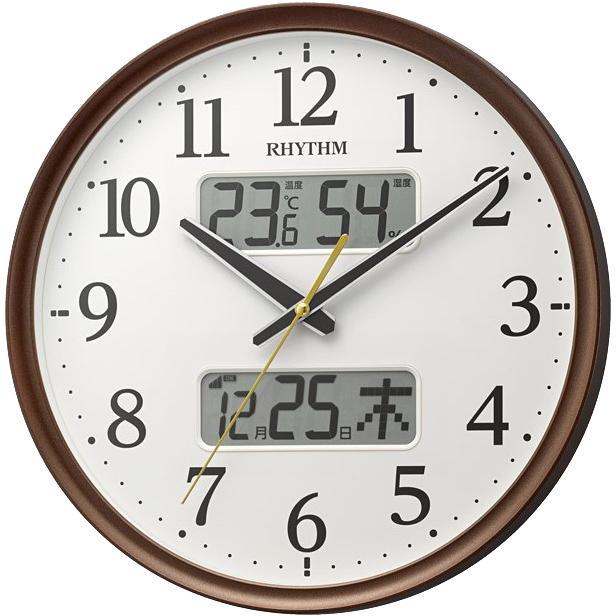 8FYA03SR06 リズム時計 フィットウェーブリブA03 電波掛時計｜d-price-ys｜02