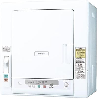 日立（HITACHI） DE-N60HV-W HITACHI 衣類乾燥機 乾燥容量 6kg ピュア 