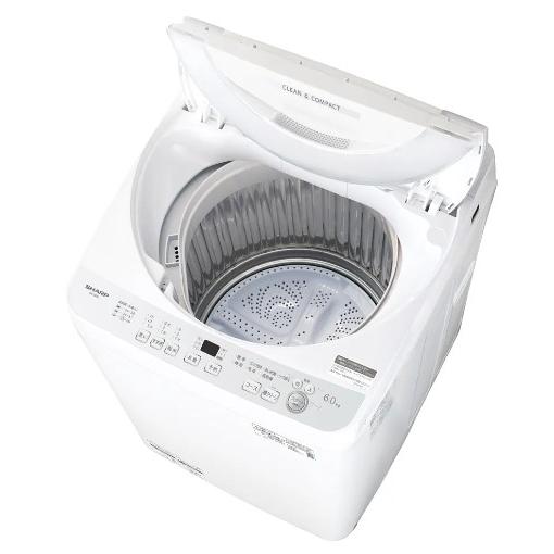 SHARP（シャープ） ES-GE6J-S SHARP 穴なし槽シリーズ 全自動洗濯機 