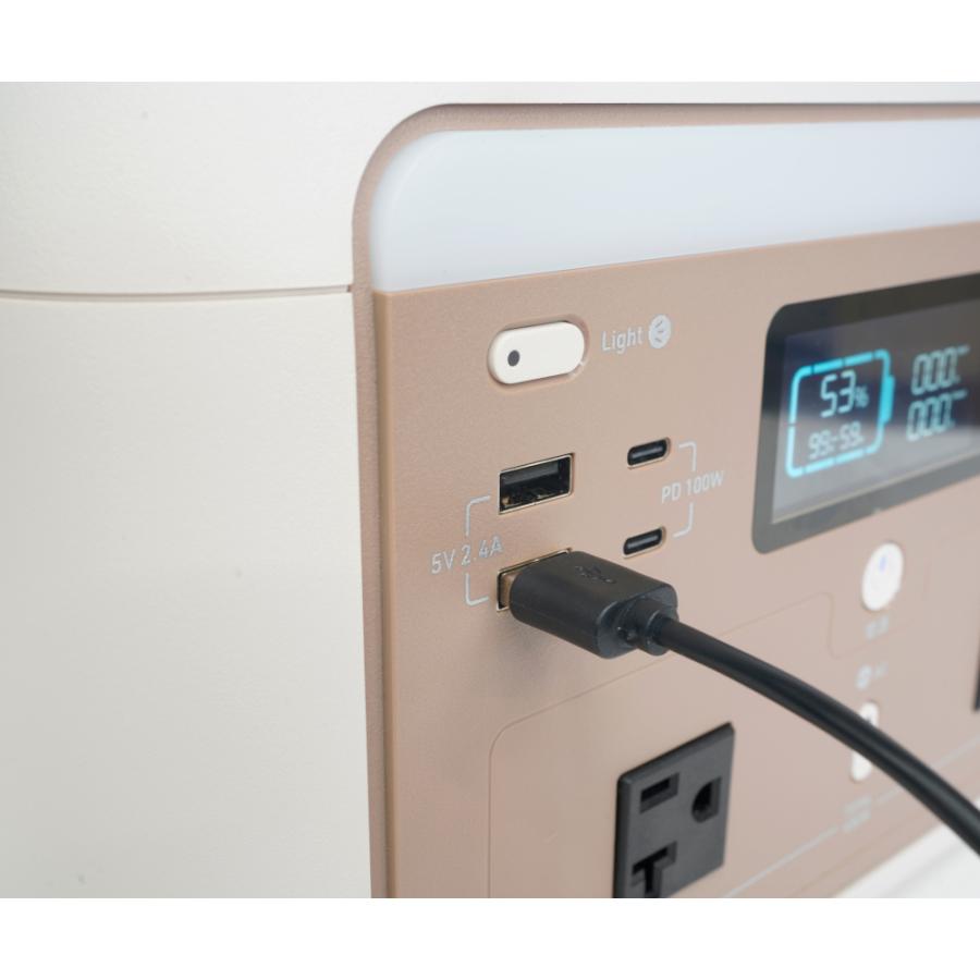 お取り寄せ INBES インベス Cubele(キューブル) IBPL-601C ポータブル電源 リン酸鉄リチウムイオン電池式 スタンダードモデル_3