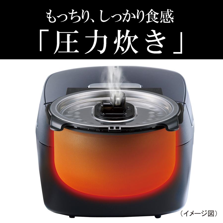 炊きたて JPV-Y100-KV TIGER タイガー 圧力IHジャー炊飯器 5.5合炊き