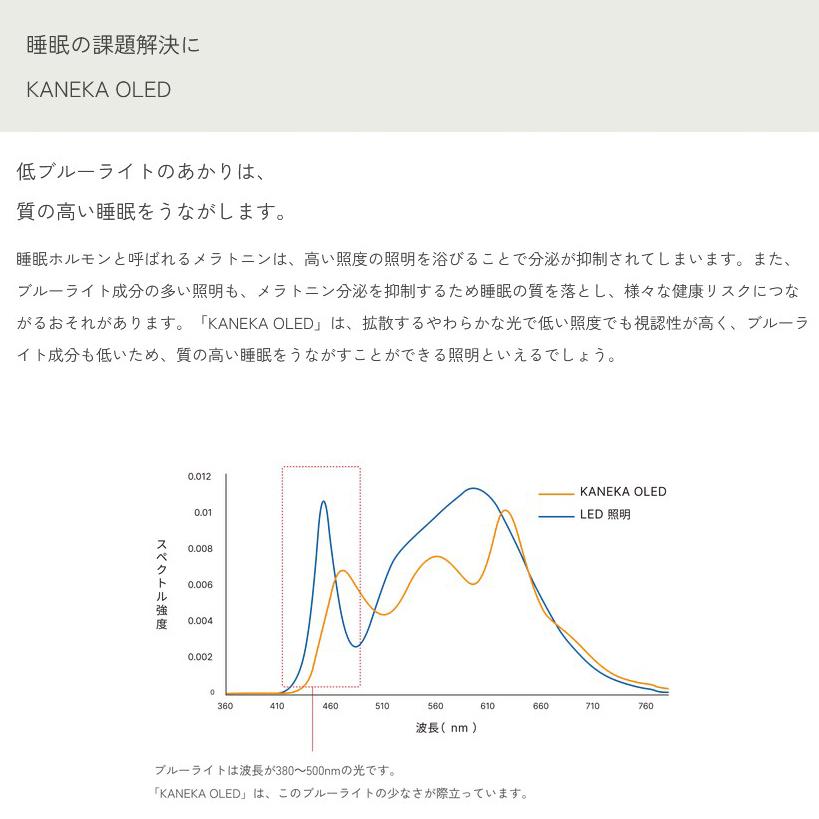 カネカ - お取り寄せ ＜継続期間押さえる必要経費！＞KANEKA Study Slim KK401 OLED（有機EL）学習机ともし火 白いこと光