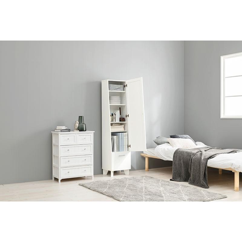 メーカー直送 萩原 RD-1831WH ミラー付き収納庫 組立式 ホワイト | HAGiHARA | 04