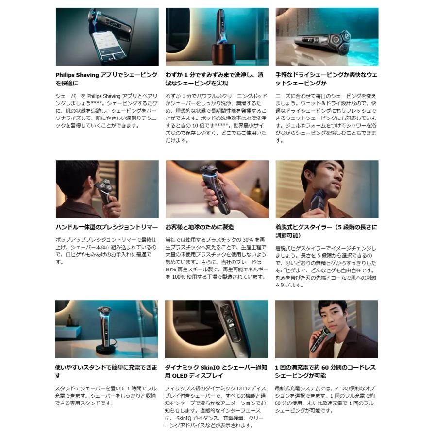Shaver series 9000 PHILIPS フィリップス S9987/59 ウェット＆ドライ