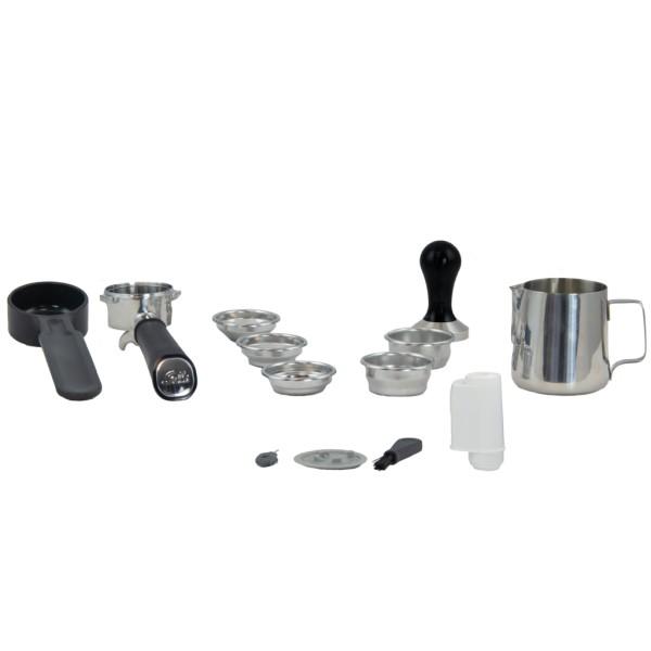 ソリスエスプレッソマシン シルバー 圧力計付き