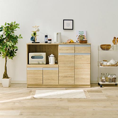 M131 江口通商製 キッチンカウンター 幅1390mm HAGiHARA（萩原） (1/5限定クーポン有)メーカー直送 VKC-7151NA